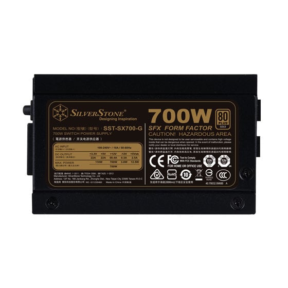 SilverStone SFX Form Factor 700W 80Plus Gold (SX700-G)