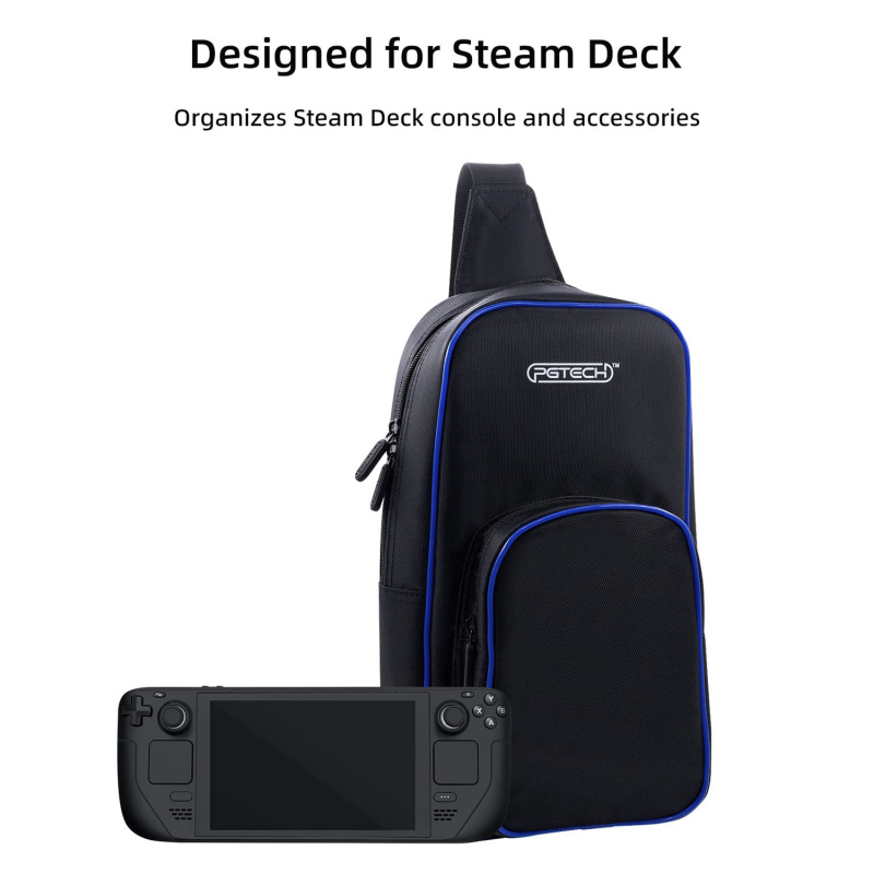 Steam Deck/Steam Deck OLED主機多功能斜挎包收納包