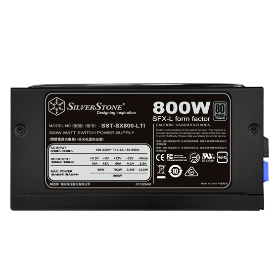 SilverStone SFX Form Factor 800W 80Plus Titanium (SX800-LTI) SilverStone SFX Form Factor 800W 80Plus Titanium (SX800-LTI)