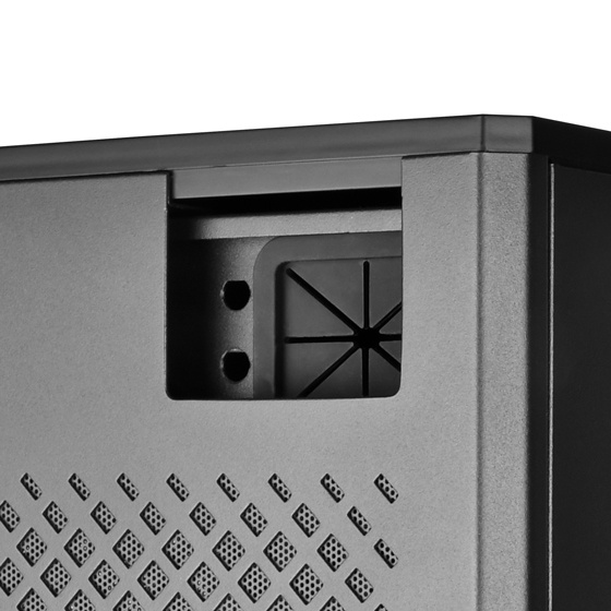 SilverStone ALTA G1M Micro-ATX tower with stack effect design - BLACK
