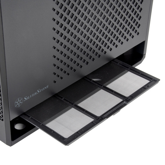 SilverStone ALTA G1M Micro-ATX tower with stack effect design - BLACK