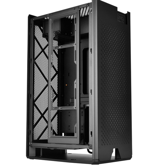 SilverStone ALTA G1M Micro-ATX tower with stack effect design - BLACK