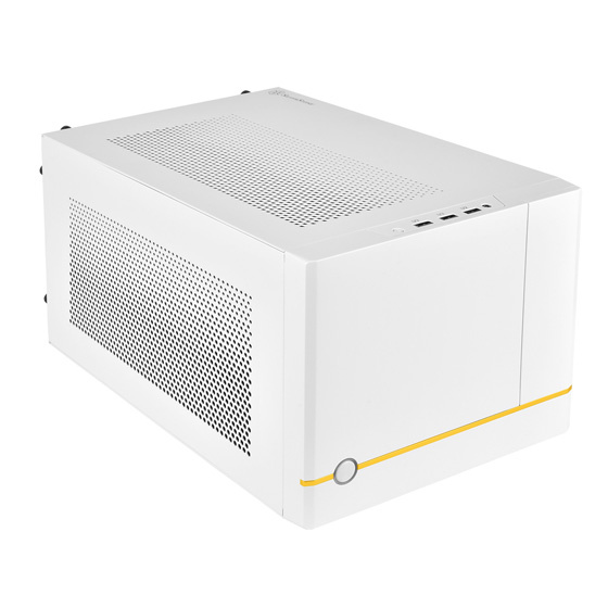 SilverStone SUGO SG14 Mini-ITX cube chassis with powerful accommodation (White)