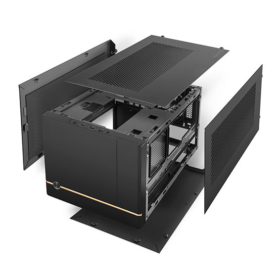 SilverStone SUGO SG14 Mini-ITX cube chassis with powerful accommodation (Black)