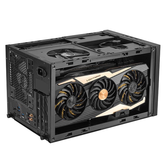 SilverStone SUGO SG14 Mini-ITX cube chassis with powerful accommodation (Black)