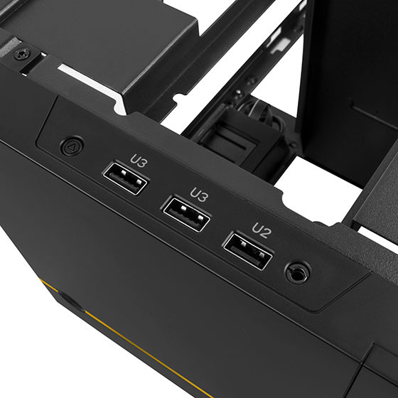 SilverStone SUGO SG14 Mini-ITX cube chassis with powerful accommodation (Black)