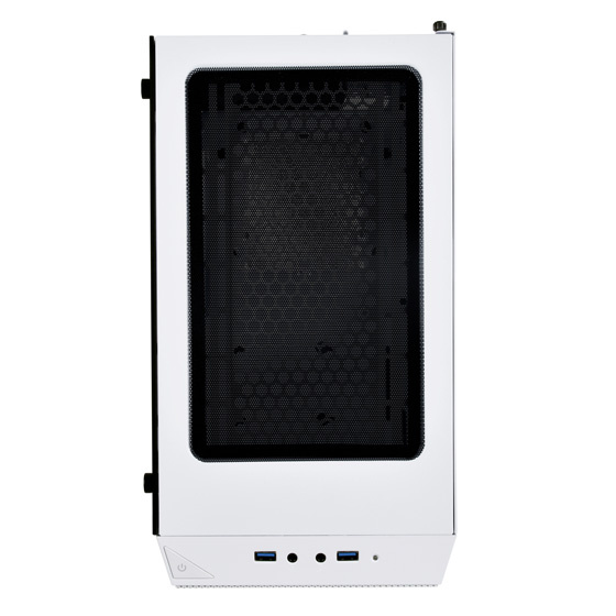 SilverStone PS15 Micro-ATX Case (White + Tempered Glass Window)