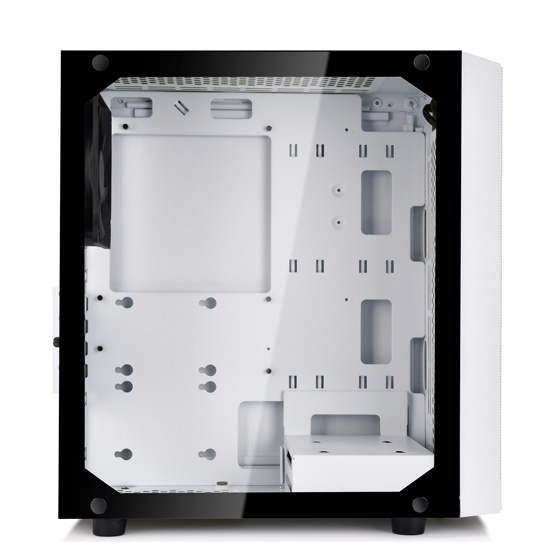 SilverStone PS15 Micro-ATX Case (White + Tempered Glass Window)