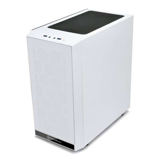 SilverStone PS15 Micro-ATX Case (White + Tempered Glass Window)