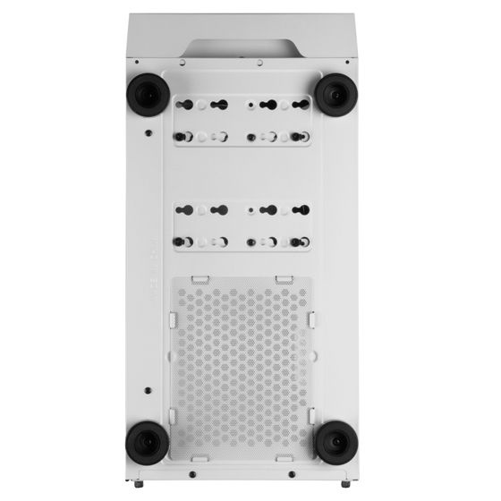 SilverStone FARA R1 V2 Stylish and distinct tempered glass mid tower ATX chassis (White)