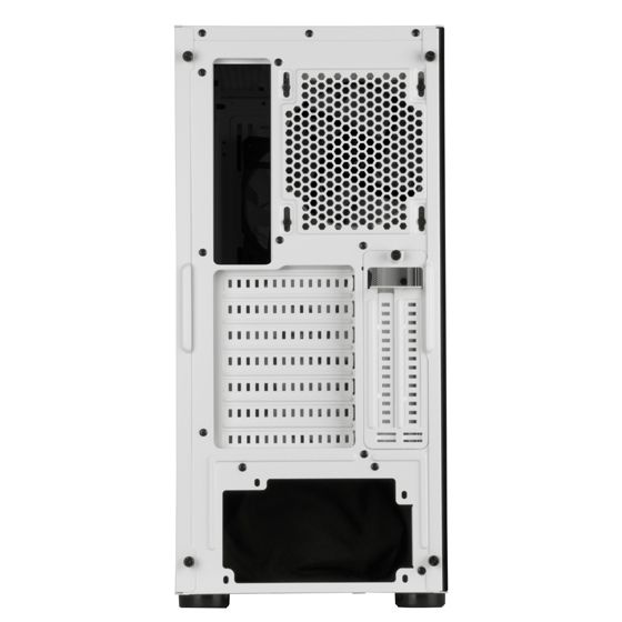 SilverStone FARA R1 V2 Stylish and distinct tempered glass mid tower ATX chassis (White)