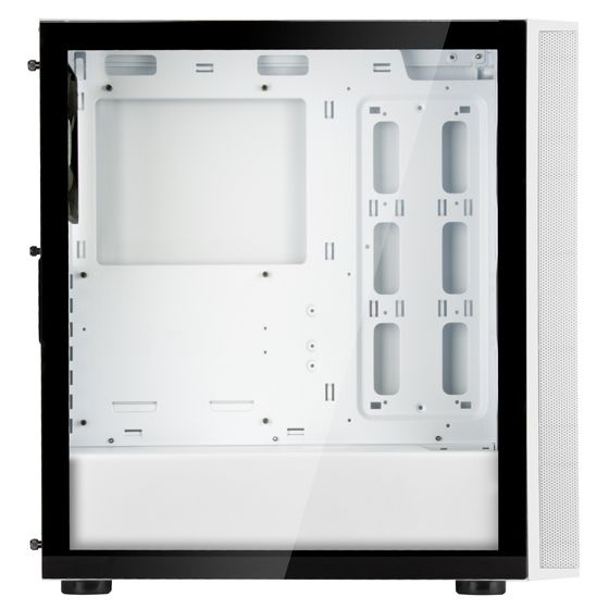 SilverStone FARA R1 V2 Stylish and distinct tempered glass mid tower ATX chassis (White)