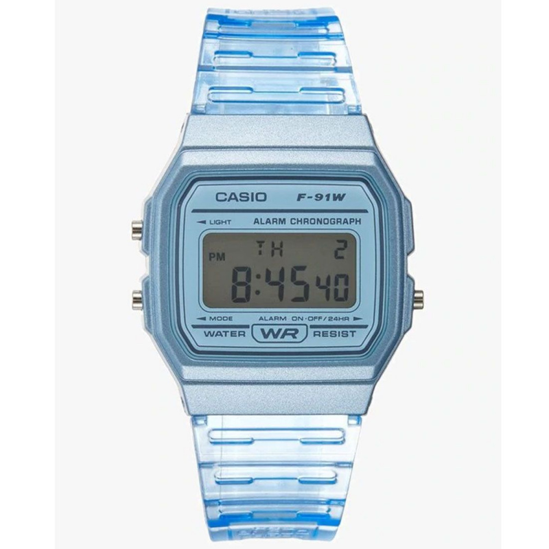 Casio Youth 數位顯示電子錶 F-91WS[4色]
