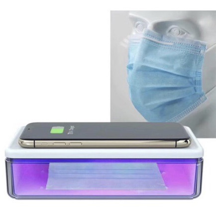 防疫產品-手機無線充電UV消毒盒
