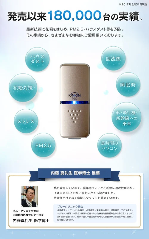 日本IONION MX 超輕量隨身空氣清淨機