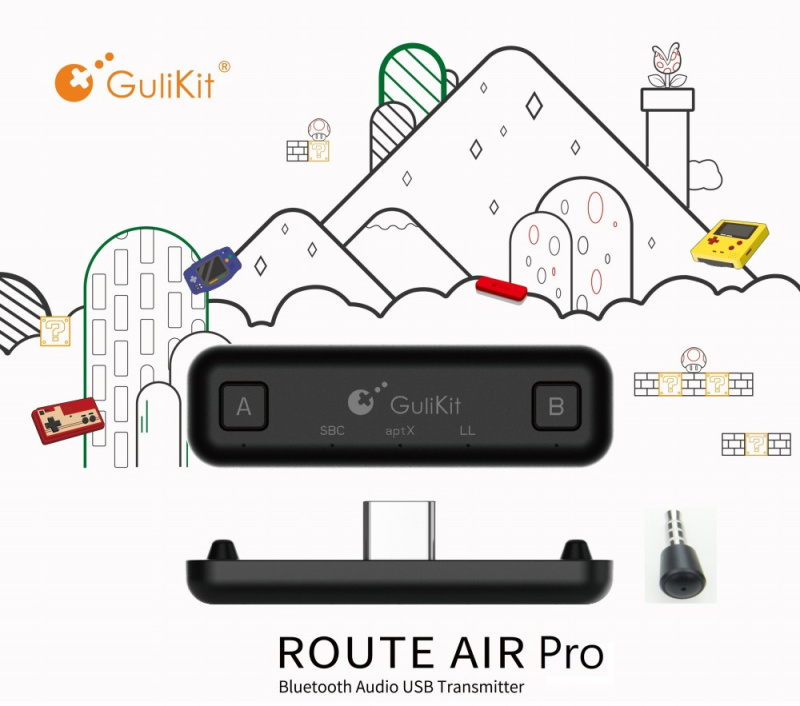 GuliKit Route Air Pro 帶咪藍牙發射器