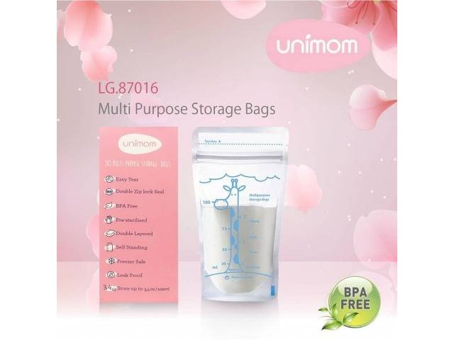 UNIMOM 多用途母乳儲存袋 100ML 30個