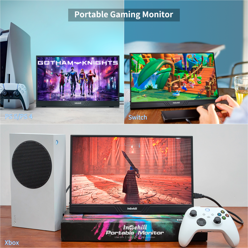 Intehill 17.3吋 FHD 144Hz 便攜式顯示器 P17NC
