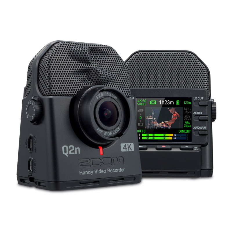 ZOOM Q2n-4K 手持攝錄機 ( 支援4K錄影 )｜超廣角直播攝影機 香港行貨