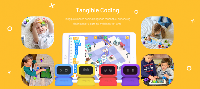 [STEM] Tangiplay Coding 實體編程火車玩具 (行貨1年保養)