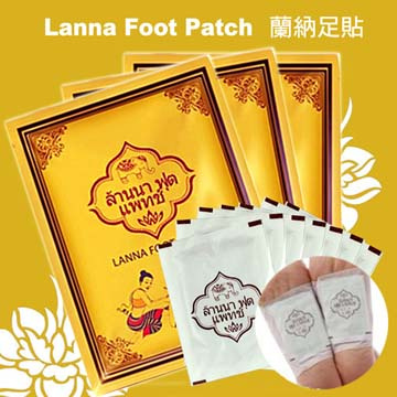 Lanna Foot Patch 泰國原廠蘭納排毒祛濕足貼 [10片/包]