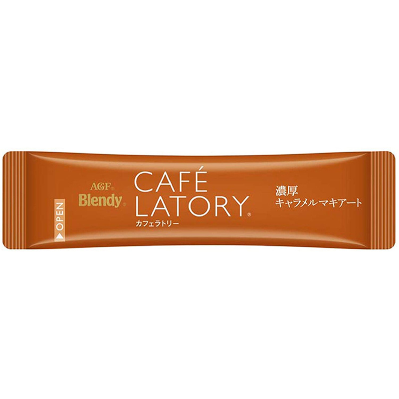 日版AGF Blendy Café Latory 焦糖瑪奇朵咖啡 (1盒18條)【市集世界 - 日本市集】