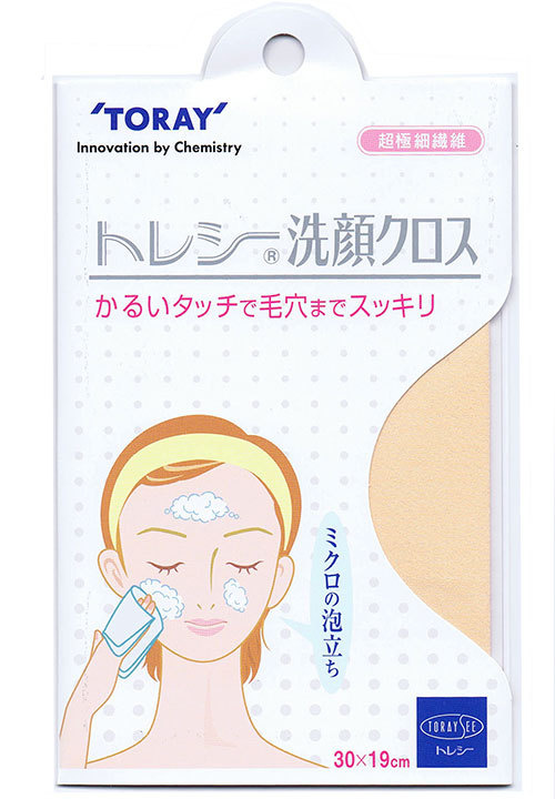 日本東麗 Toraysee™超微細纖維 去角質毛孔洗面巾