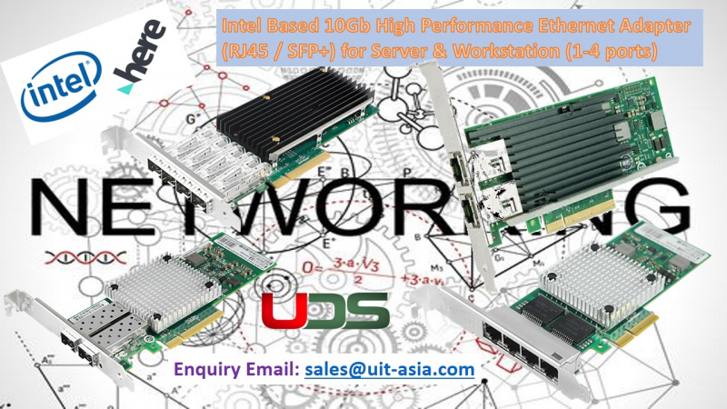 Intel Based PCIe Network Adapter - Intel X540AT4 Chipset; RJ45; 10Gb Transfer Rate x 1; PCIe 2.0 x8 (4 ports) LREC9804BT