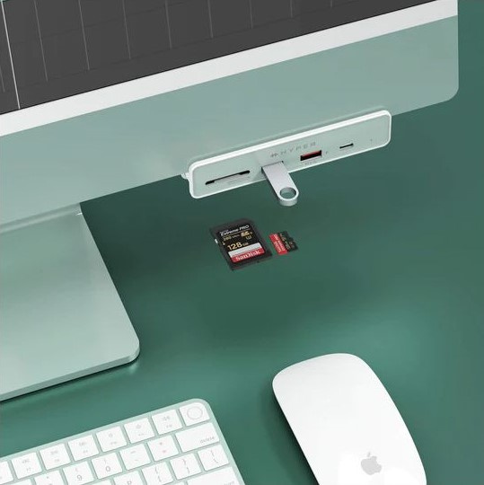 HYPER DRIVE 6-in-1 USB-C Hub for iMac 24″ (HD34A8)