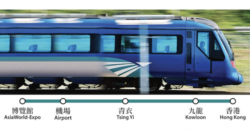 香港機場快綫車票 『掃QR Code直接入閘』