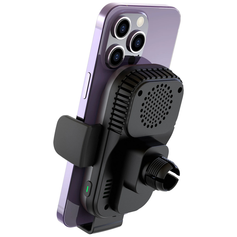 CAPDASE A-CM Power II 陶瓷散熱快速無線充電曲線型出風口車架 - T01 適用於 Tesla Model 3/Y