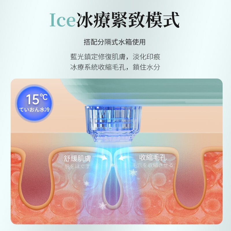 日本JUJY紀芝 Aqua Peeling 灌膚級家用智能暖吸冷收毛孔清潔機|FC3001 日本JUJY紀芝 Aqua Peeling 灌膚級家用智能暖吸冷收毛孔清潔機|FC3001