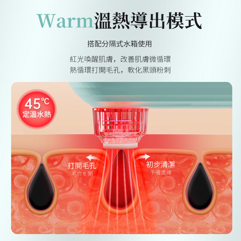 日本JUJY紀芝 Aqua Peeling 灌膚級家用智能暖吸冷收毛孔清潔機|FC3001 日本JUJY紀芝 Aqua Peeling 灌膚級家用智能暖吸冷收毛孔清潔機|FC3001