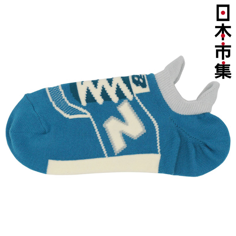 日版New Balance 波鞋造型 抗菌防臭 藍色 運動船襪 25-27cm (424)【市集世界 - 日本市集】