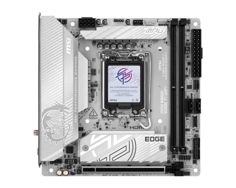 MSI MPG B860I EDGE TI WIFI Mini-ITX (LGA1851) MSI MPG B860I EDGE TI WIFI Mini-ITX (LGA1851)