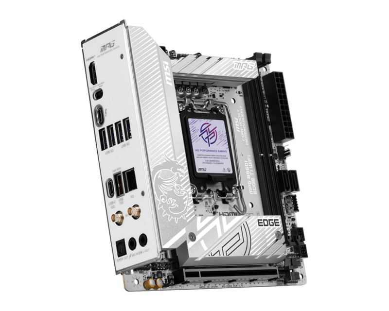 MSI MPG B860I EDGE TI WIFI Mini-ITX (LGA1851) MSI MPG B860I EDGE TI WIFI Mini-ITX (LGA1851)