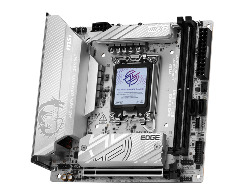 MSI MPG B860I EDGE TI WIFI Mini-ITX (LGA1851) MSI MPG B860I EDGE TI WIFI Mini-ITX (LGA1851)