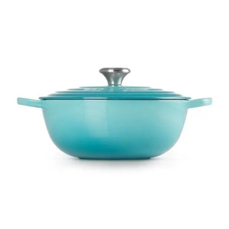 Le Creuset - Marmite 26cm 琺瑯深炒鍋 4.1L 加勒比海藍 21114261700430
