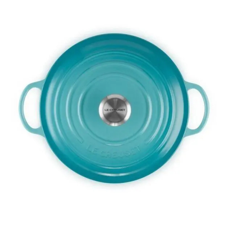 Le Creuset - Marmite 26cm 琺瑯深炒鍋 4.1L 加勒比海藍 21114261700430