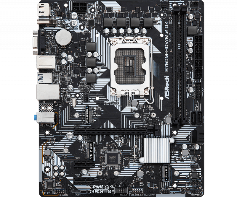 ASROCK B760M HDV M.2 D4 [現金優惠 $780]