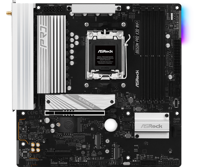 ASROCK B650M Pro X3D WiFi ( SOCKET AM5 ) [現金 / 轉數快 優惠 $1030]