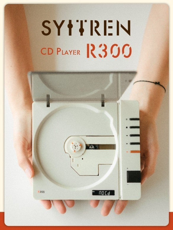 Syitren 復古高音質藍牙CD便攜式播放機 R300 [2色]