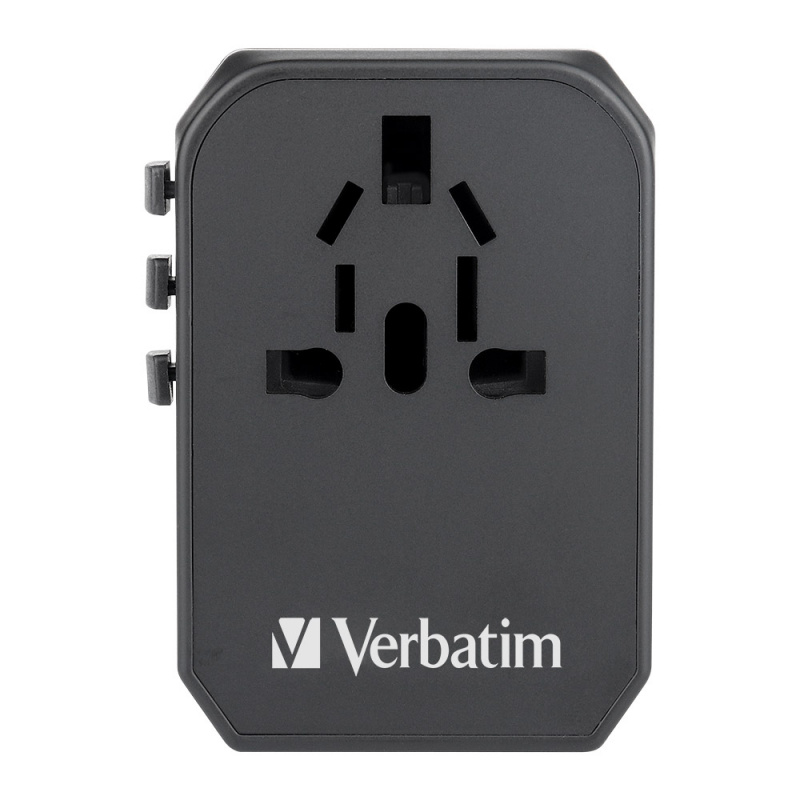 Verbatim 5 Port 5.6A通用旅行轉插 (65686)