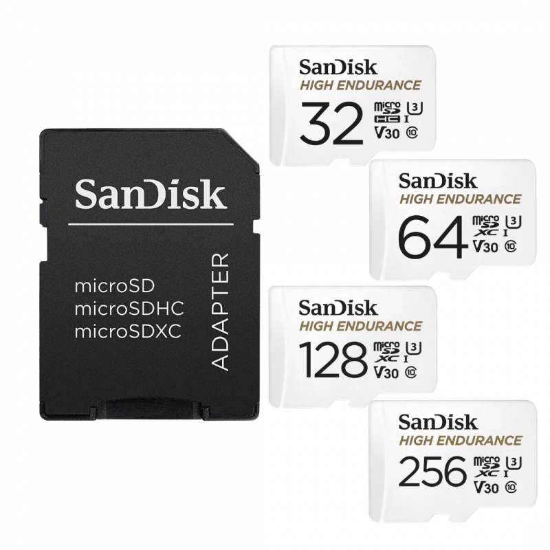 SanDisk High Endurance 高耐寫度 microSD™ 記憶卡 連 Adapter