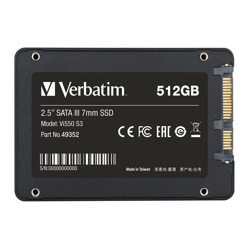 Verbatim Vi550 S3 內置式SSD (512GB) (49352)