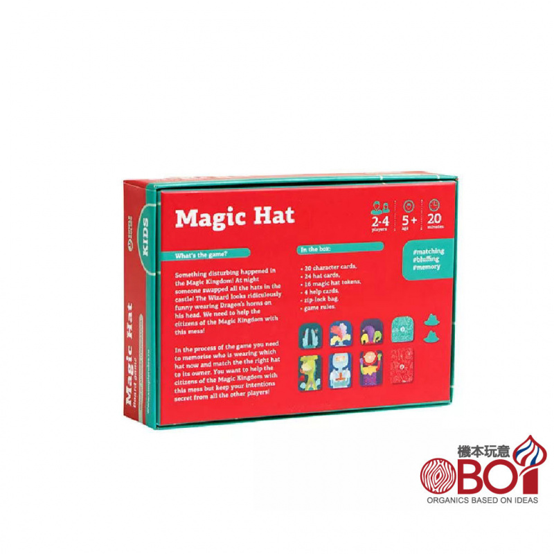 SIMPLE RULES-隱形帽Magic Hat -俄羅斯兒童桌遊-強化STEAM教育