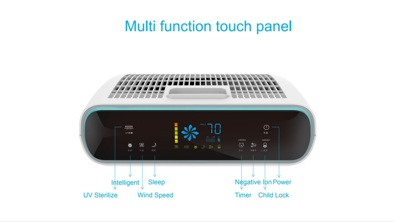 K06A 家用HEPA空氣淨化器帶紫外線燈