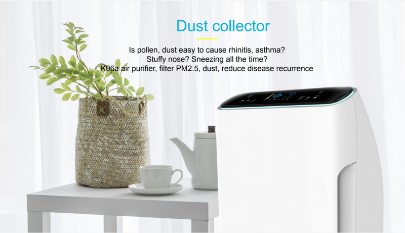 K06A 家用HEPA空氣淨化器帶紫外線燈