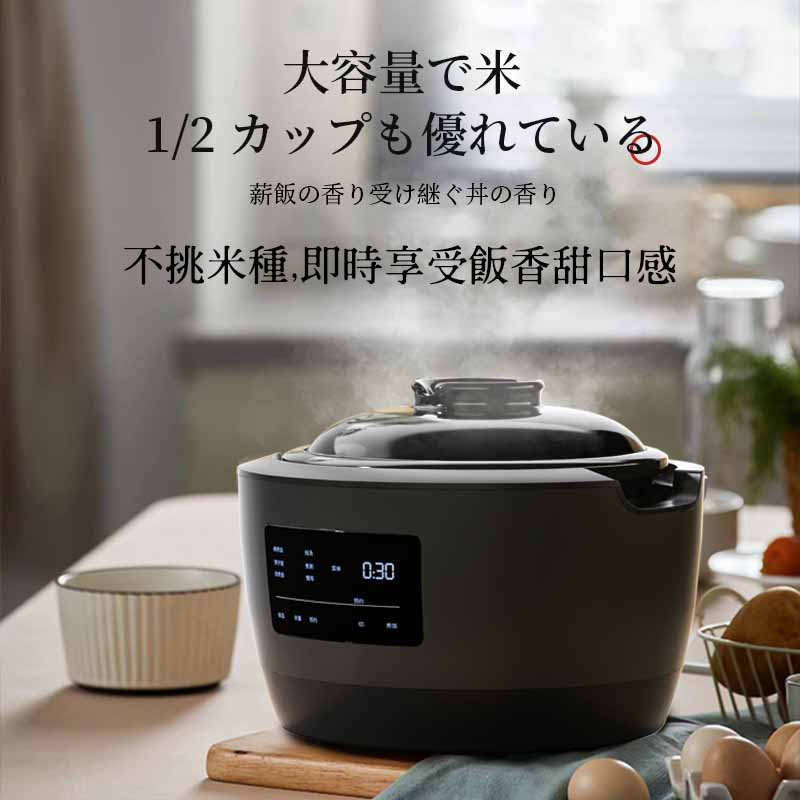 西哲Sezze 新款3L伊賀燒陶瓷智能電飯煲EX121