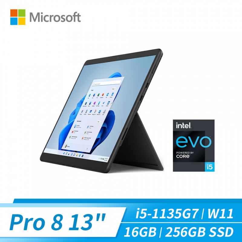 Microsoft® Surface Pro8  i5/8/256  W10P